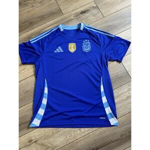 Argentina Away 2024 Soccer Jersey Messi